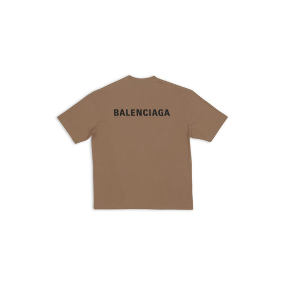 Women's Medium Fit T-Shirt - Taupe/Black