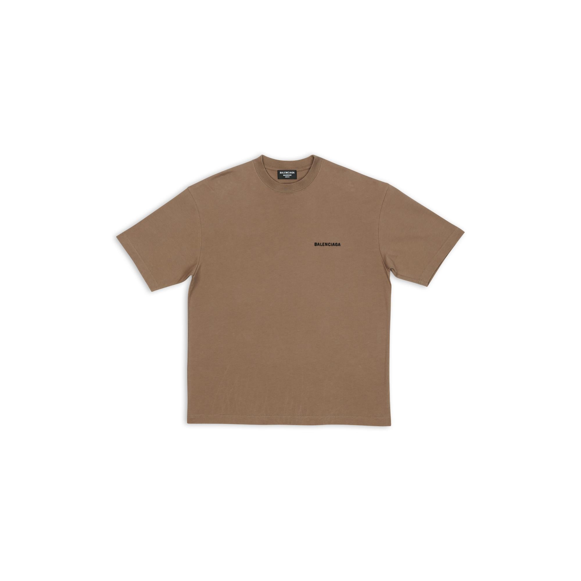 Women's Medium Fit T-Shirt - Taupe/Black