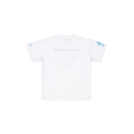 Women's Medium Fit T-Shirt - White/Blue