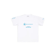 Women's Medium Fit T-Shirt - White/Blue