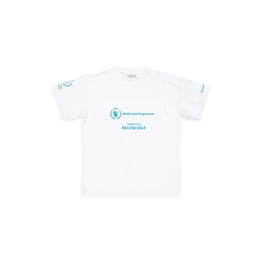 Women's Medium Fit T-Shirt - White/Blue