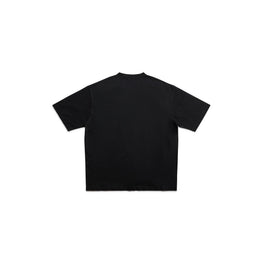 Men's Medium Fit T-Shirt - Black/White