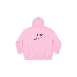 Women's Large Fit Hoodie - Pink/Black