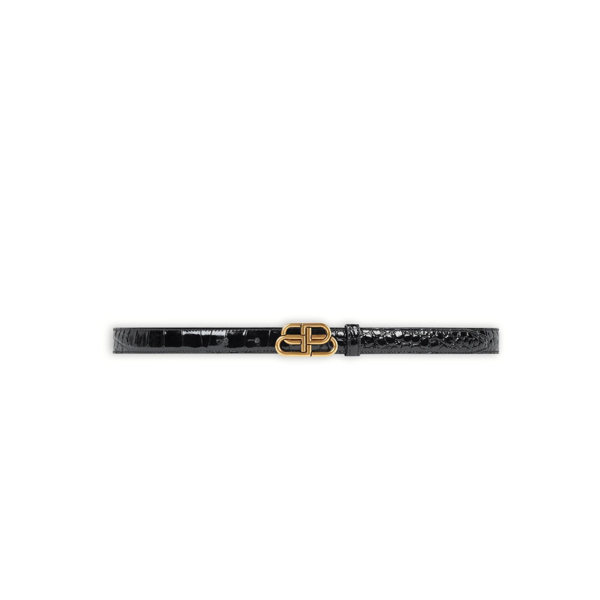 Women's Belts BB Extra Thin Belt - Black