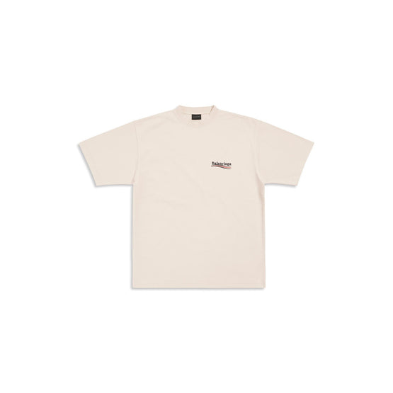 Men's Large Fit T-Shirt - Light Beige/Black