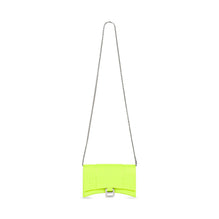 Women's Hourglass Wallet w/ Chain - Fluo Yellow