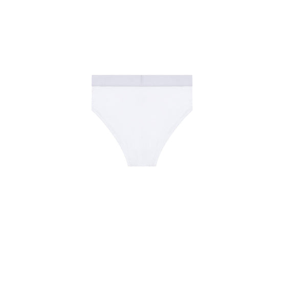 Women's Slip Sports Briefs - White