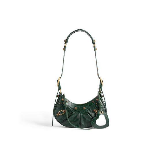 Women's Le Cagole XS Shoulder Bag - Forest Green