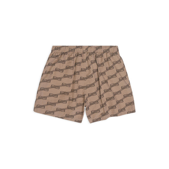 Women's Pyjama Shorts - Beige/Brown