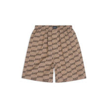 Men's Pyjama Shorts - Beige/Brown