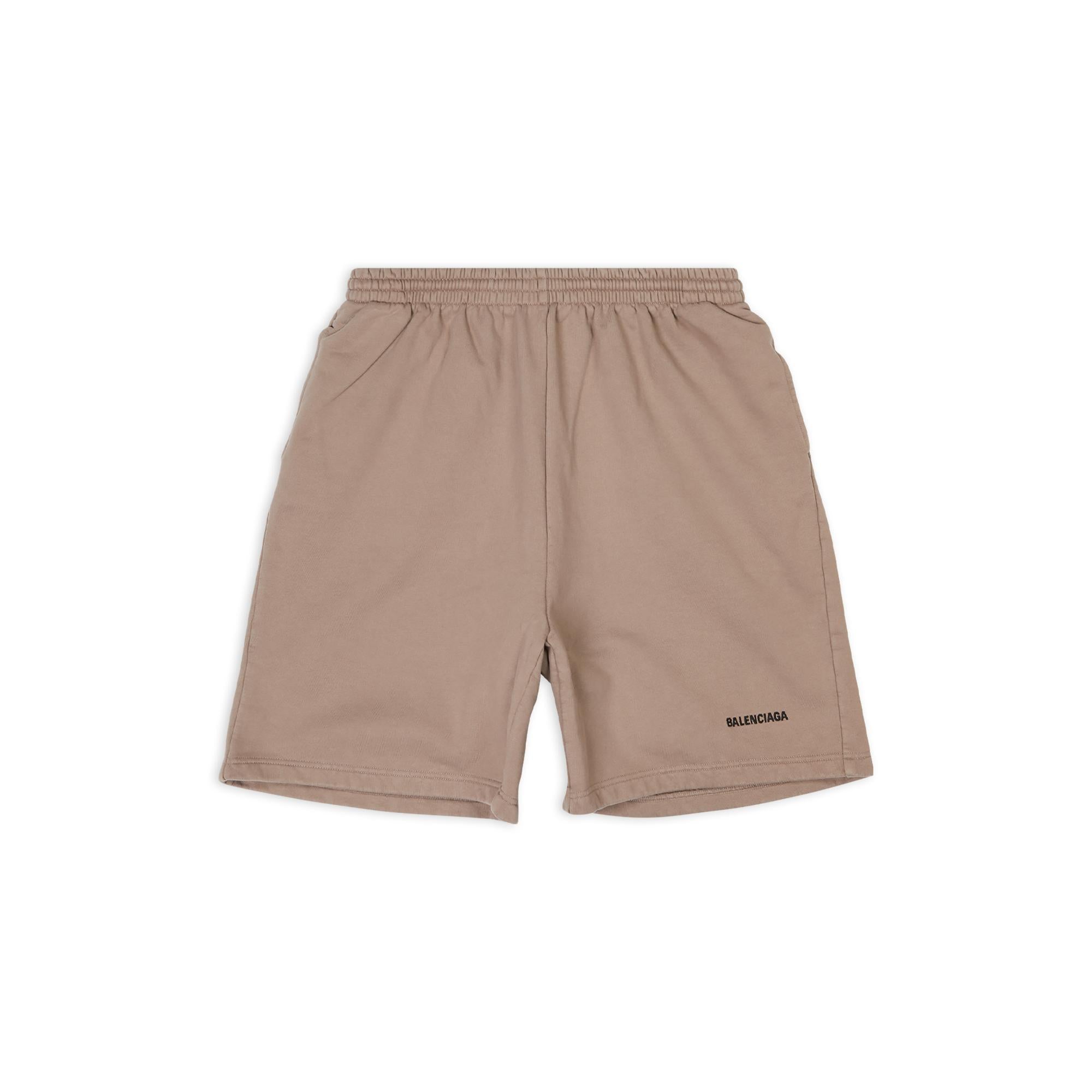 Men's Sweat Shorts - Taupe/Black W