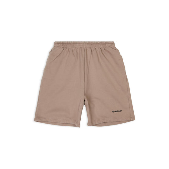 Men's Sweat Shorts - Taupe/Black W