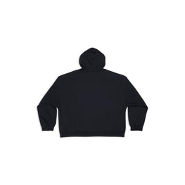 Men's Wide Fit Hoodie - Black/White