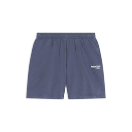 Men's Sweat Shorts - Dark Grey/White