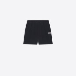 Men's Sweat Shorts - Black/White