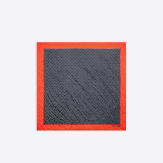 Women's Ca Hacker Twill Scarf - Black/Red