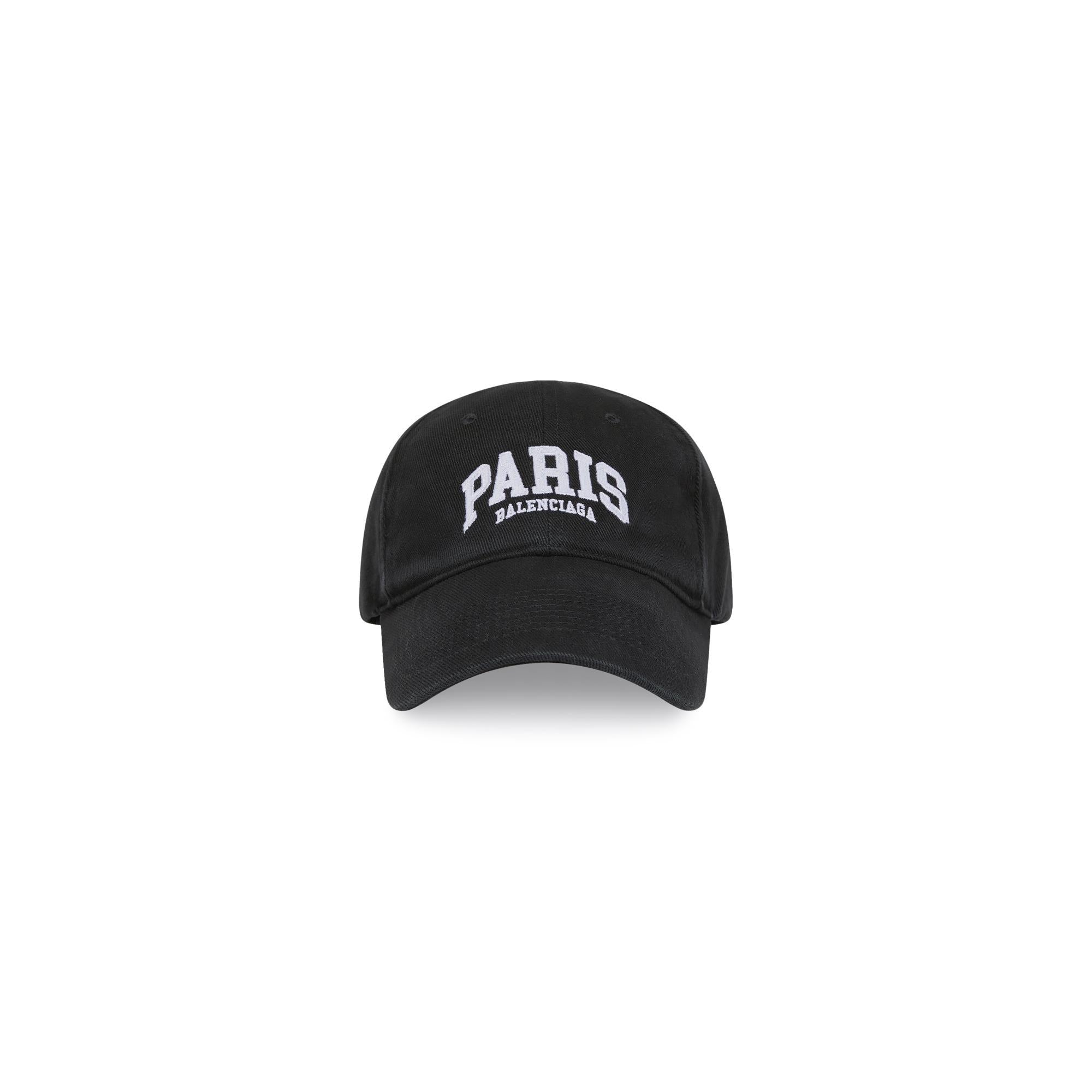 Men's Hat Paris City Cap - Black/White W