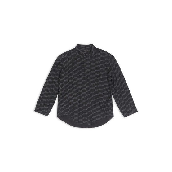 Women's L/S Minimal Shirt - Black/Grey