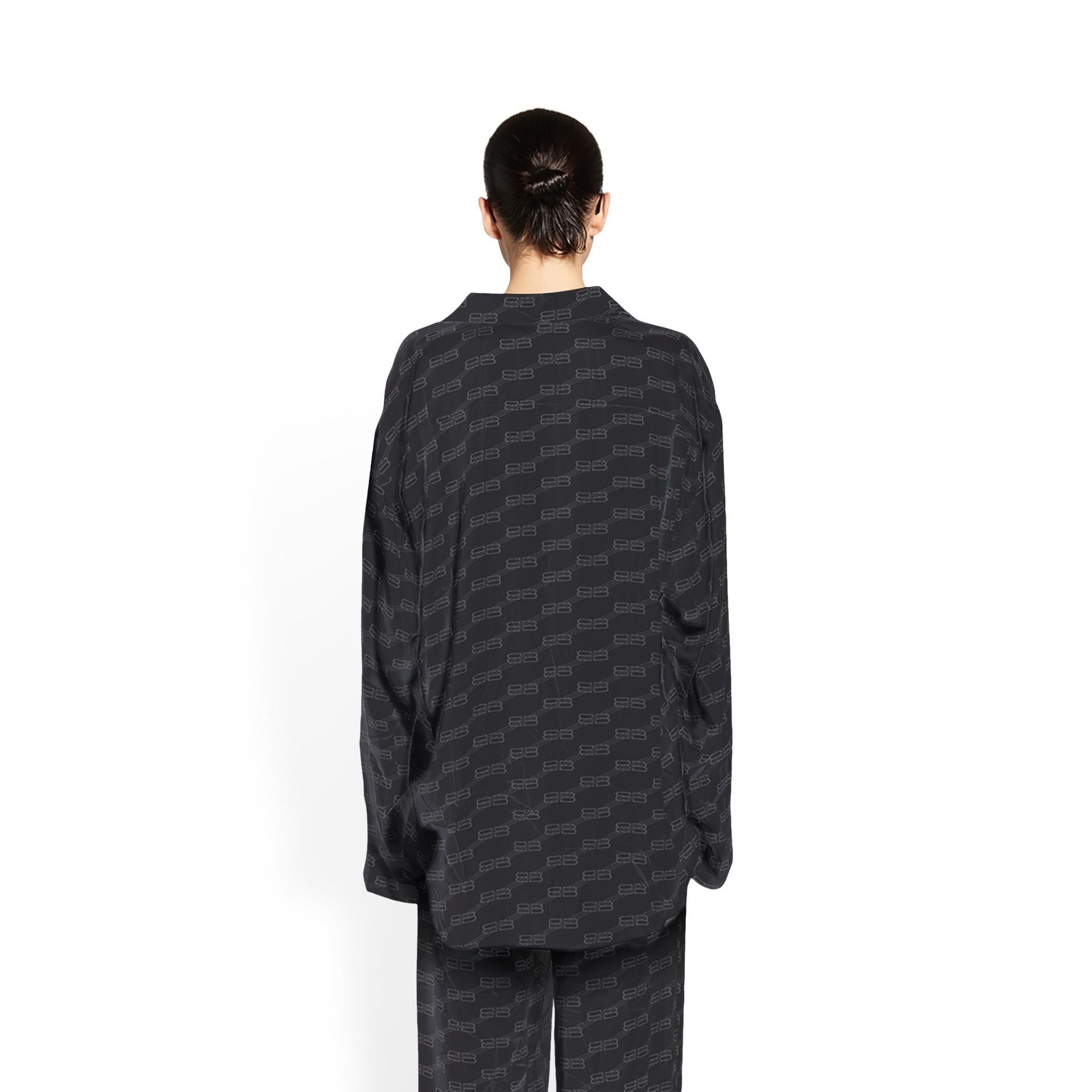 Women's L/S Minimal Shirt - Black/Grey