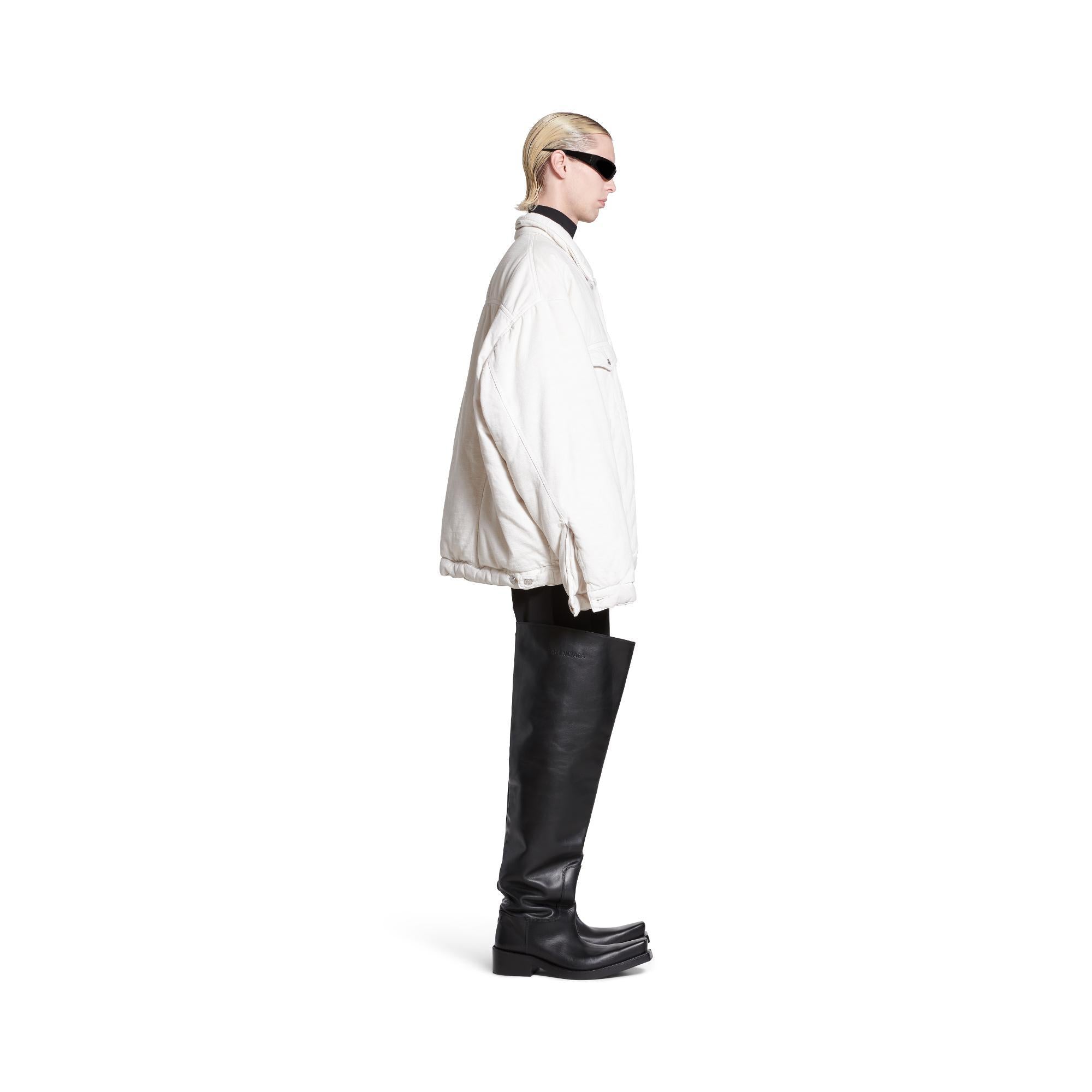 Men's Padded Jacket - Cream