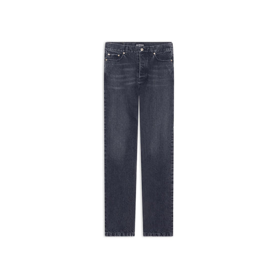 Men's Normal Fit Pants - Washed Black