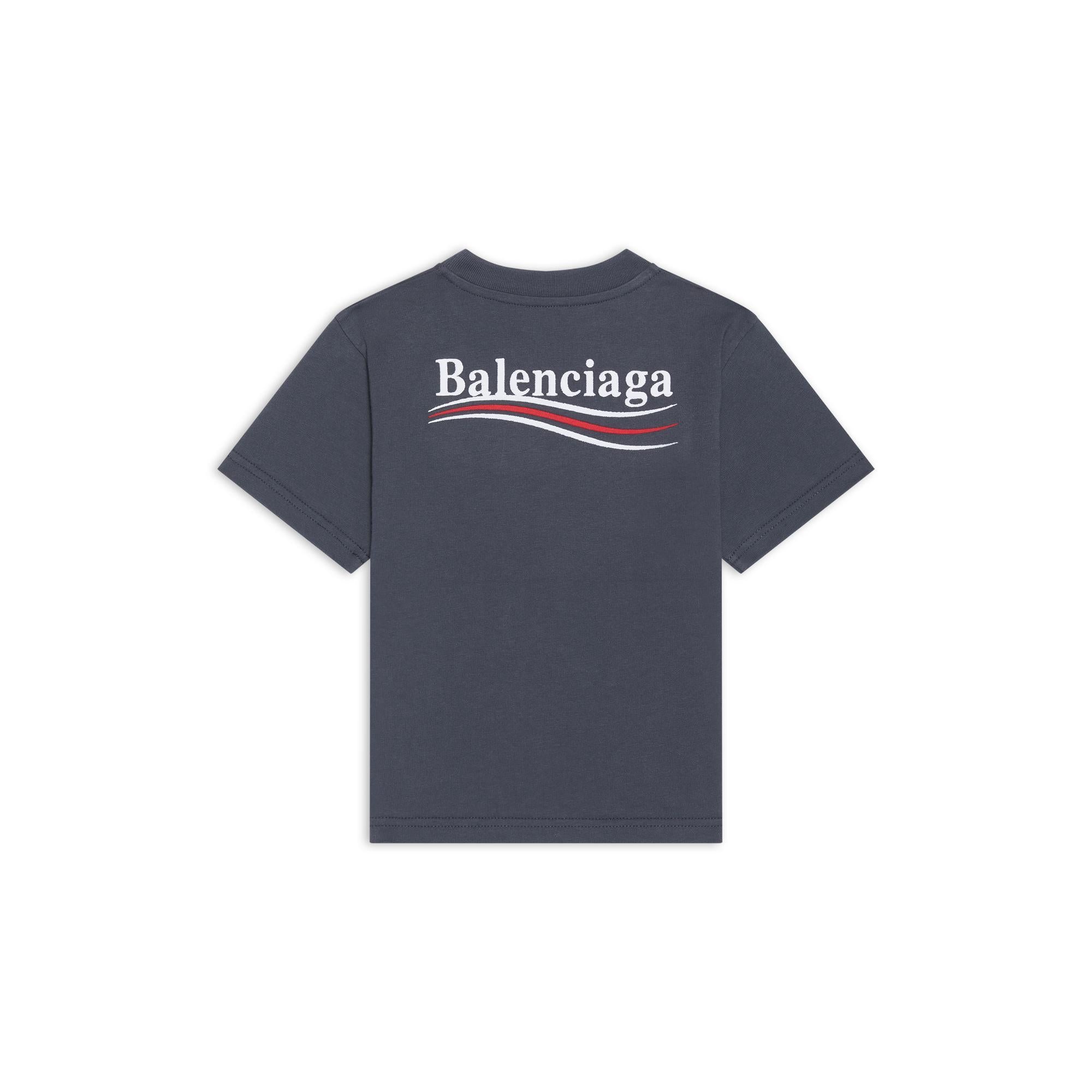 Kids S/S T-Shirt - Dark Grey/White/Red