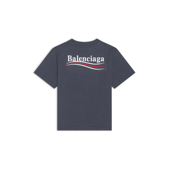 Kids S/S T-Shirt - Dark Grey/White/Red