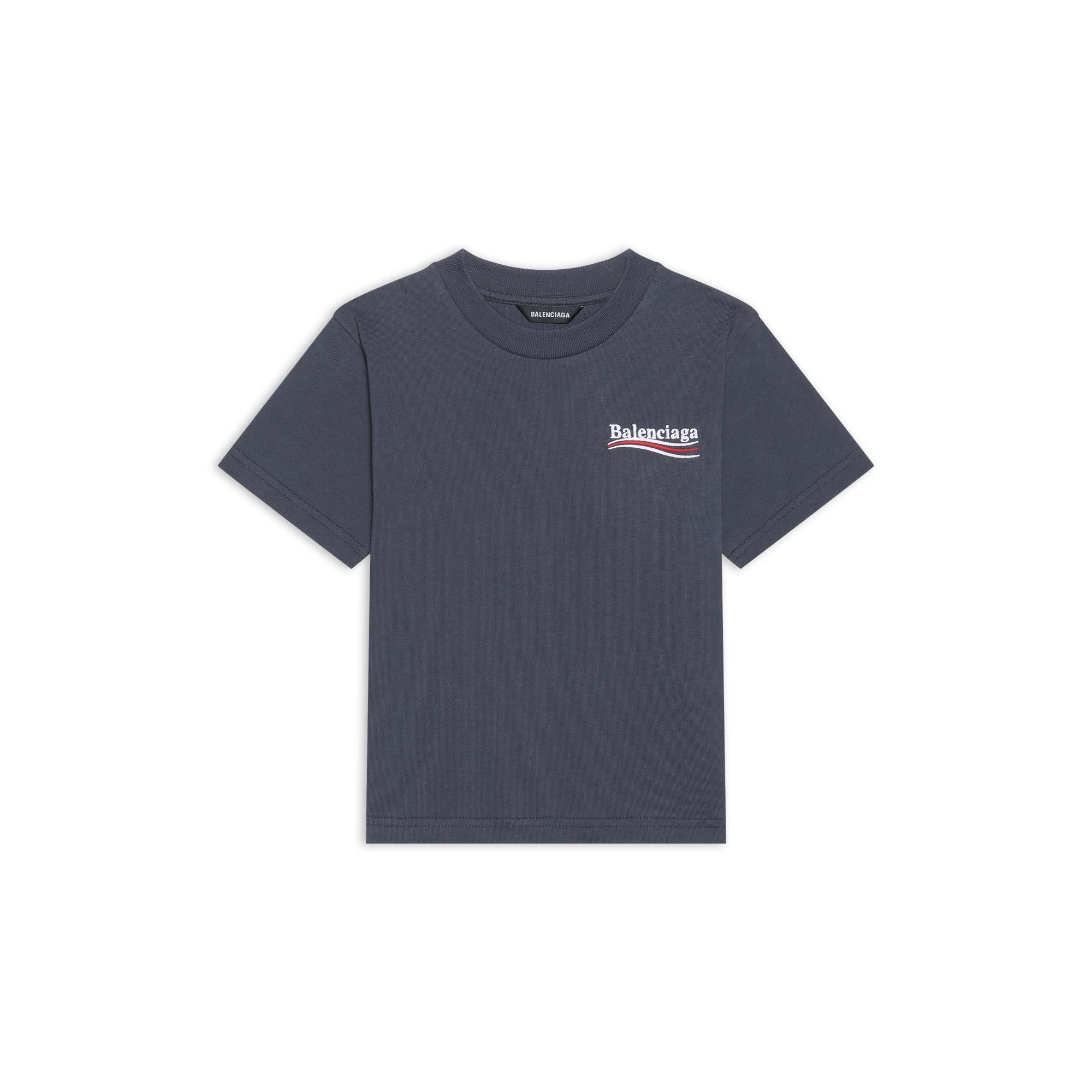 Kids S/S T-Shirt - Dark Grey/White/Red