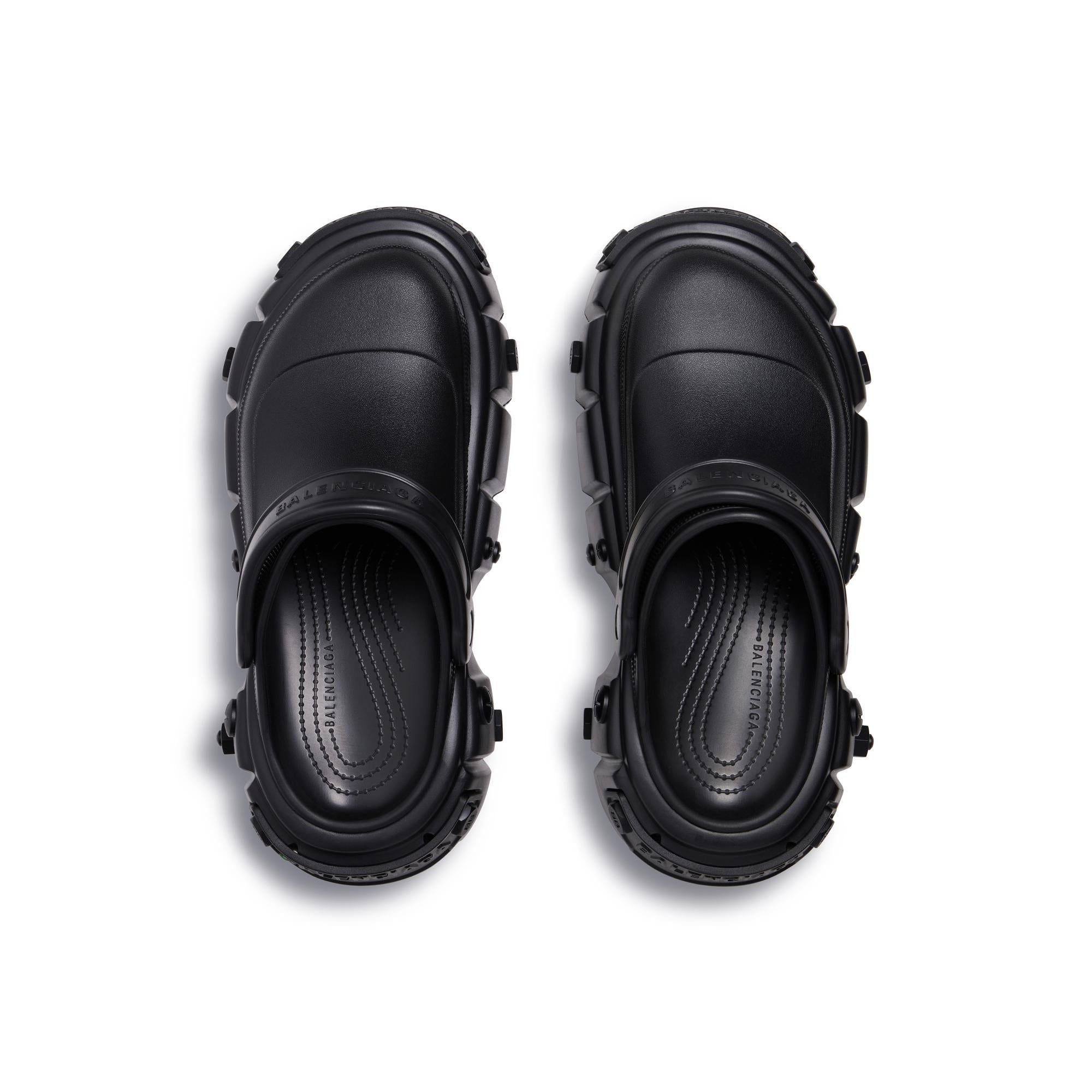 Men's Hardcrocs Rubb/Met Eff - Black/Black