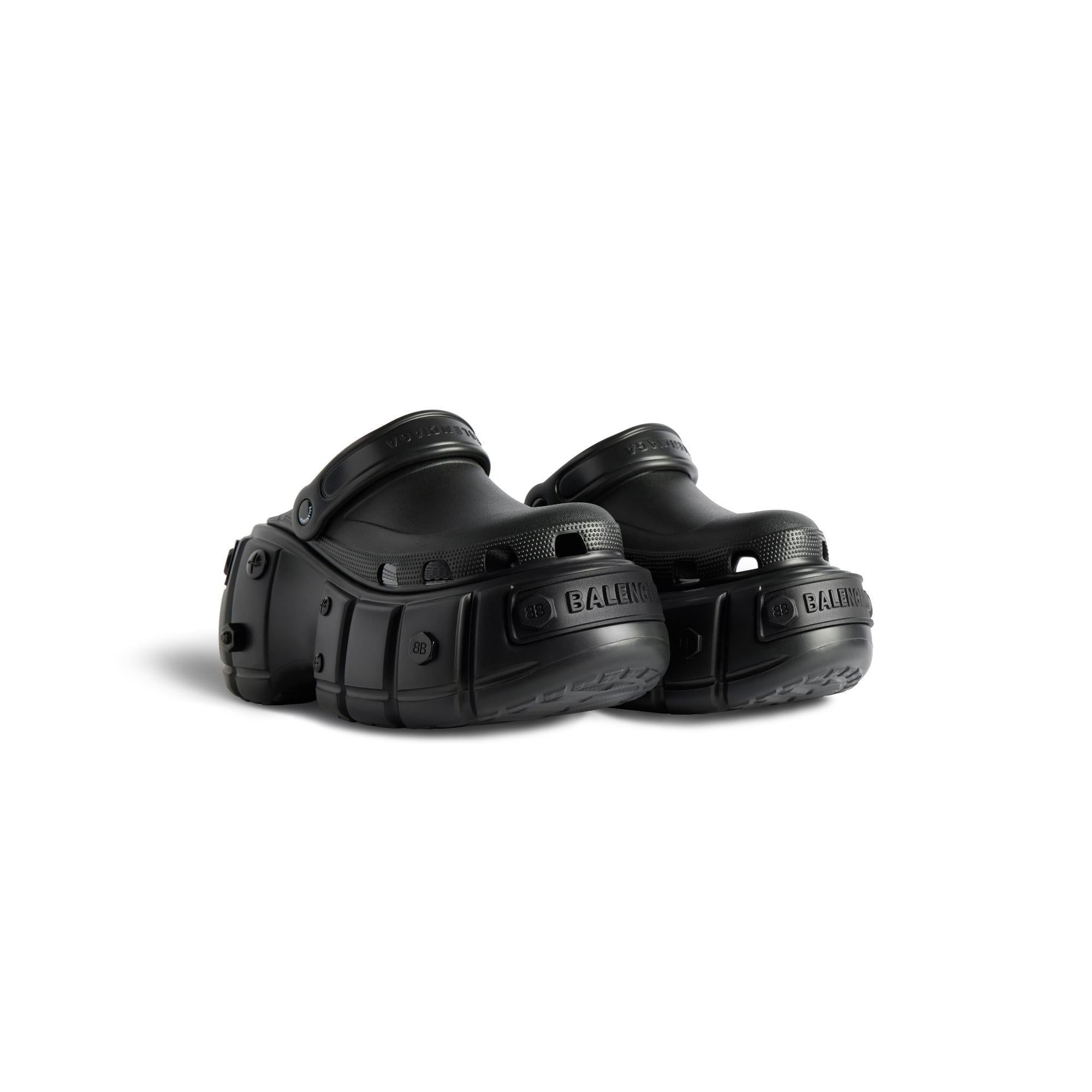 Men's Hardcrocs Rubb/Met Eff - Black/Black