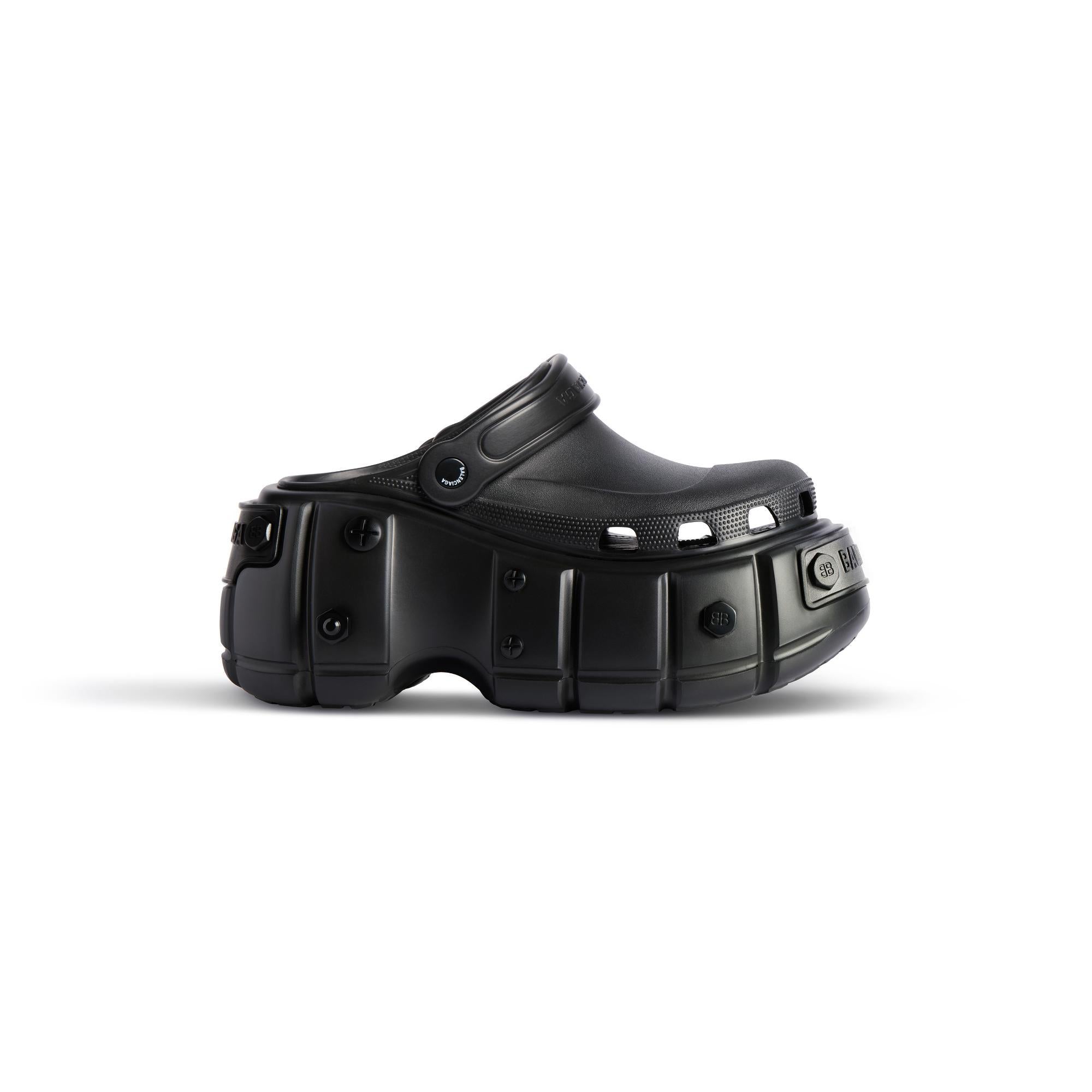 Men's Hardcrocs Rubb/Met Eff - Black/Black