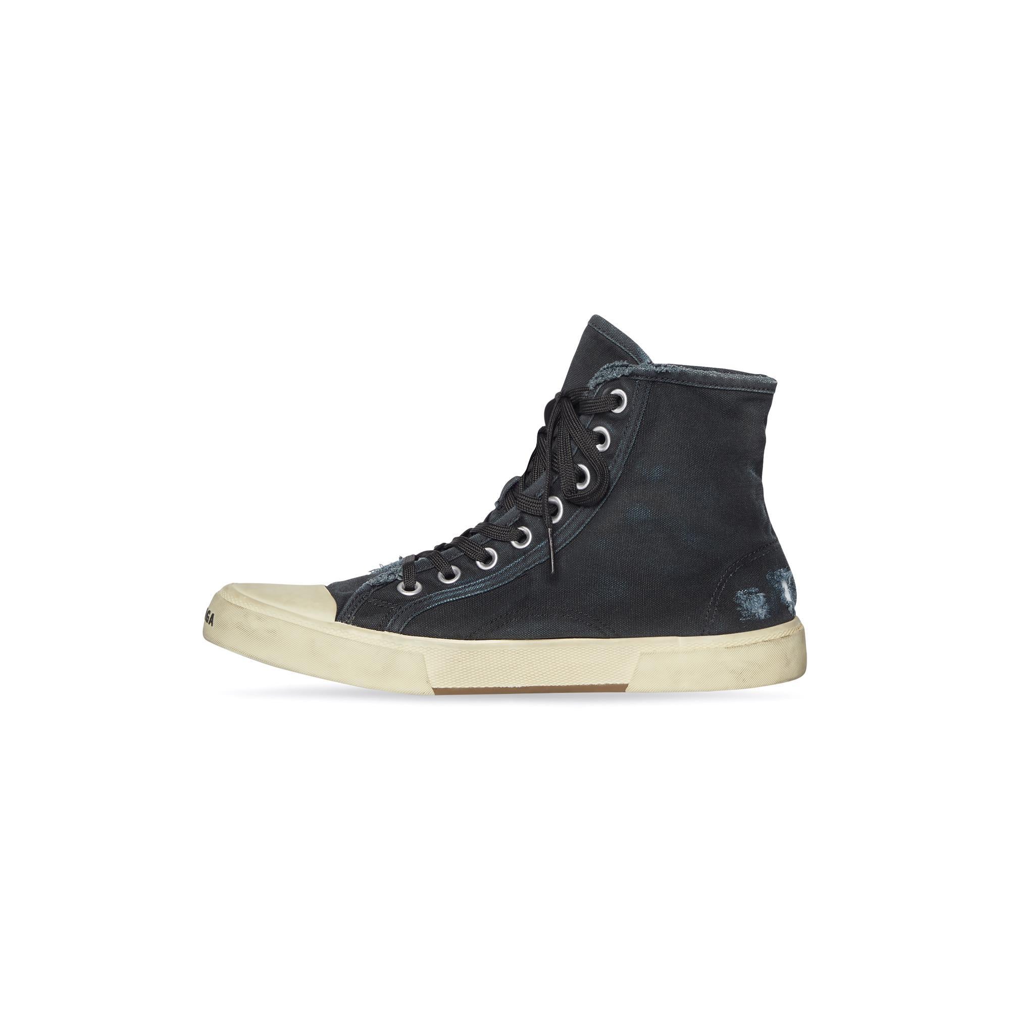 Men's Paris High Top - Black/White