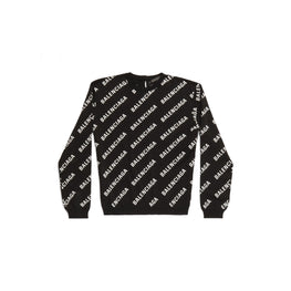 Women's All-Over Sweater - Black/White