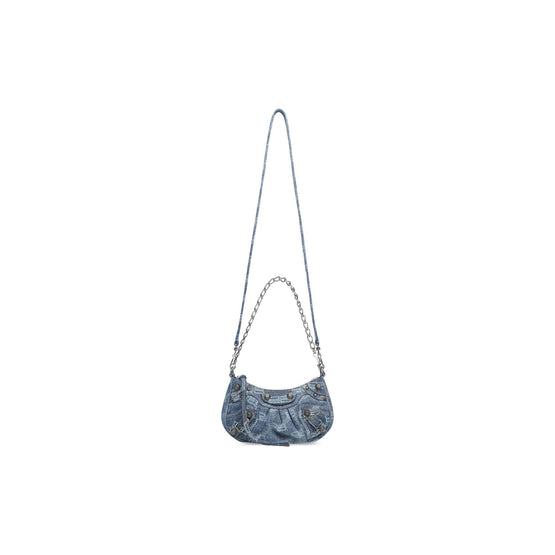 Women's Le Cagole Mini Bag w/ Chain - Blue