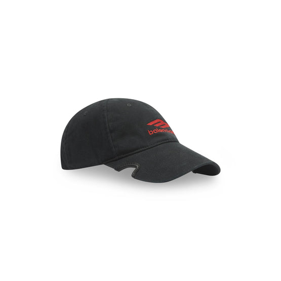 Men's Hat Sports Icon Cap - Black/Red