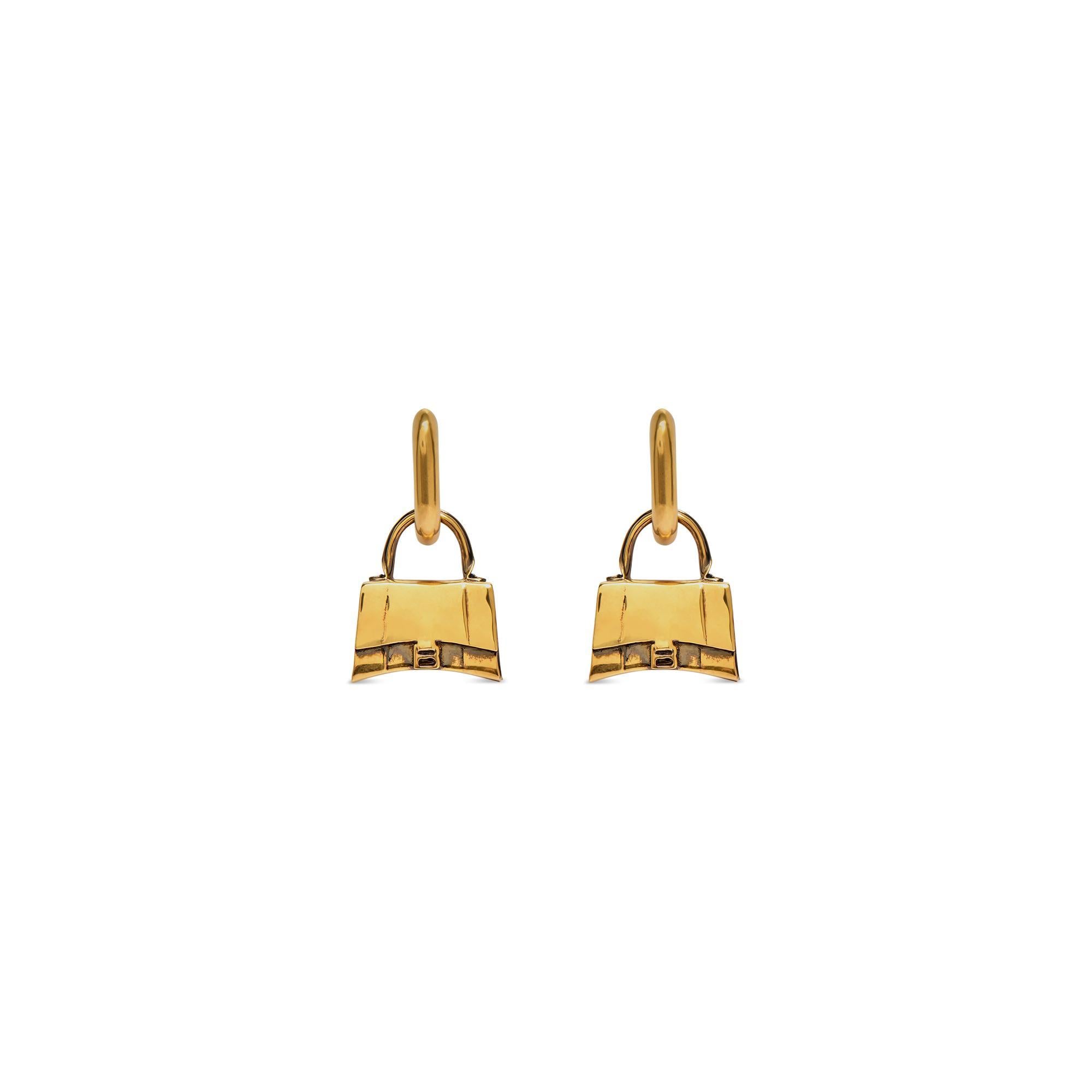 Women's Bag Earrings P - Antique Gold