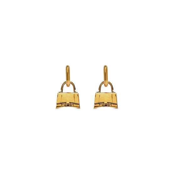 Women's Bag Earrings P - Antique Gold