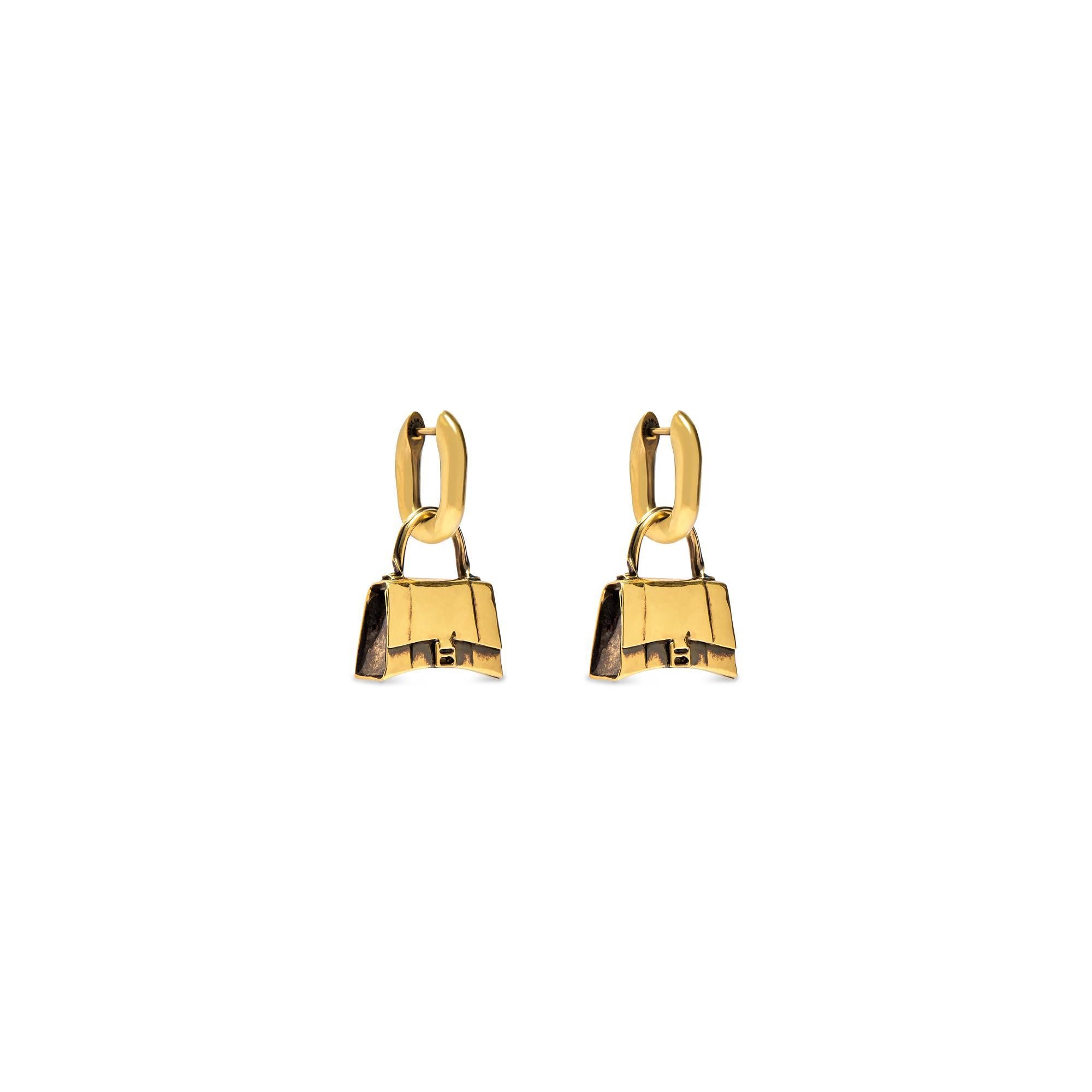 Women's Bag Earrings P - Antique Gold