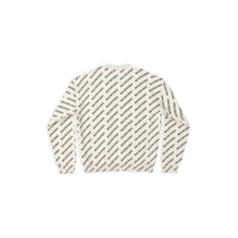 Men's All-Over Crewneck - Chalky White/Black