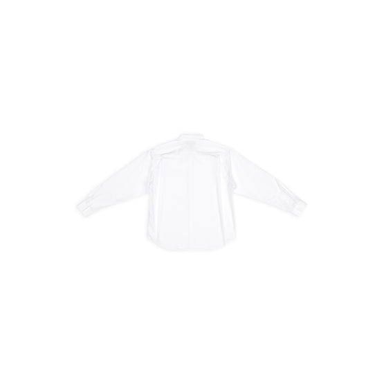 Men's L/S Large Fit Shirt - White