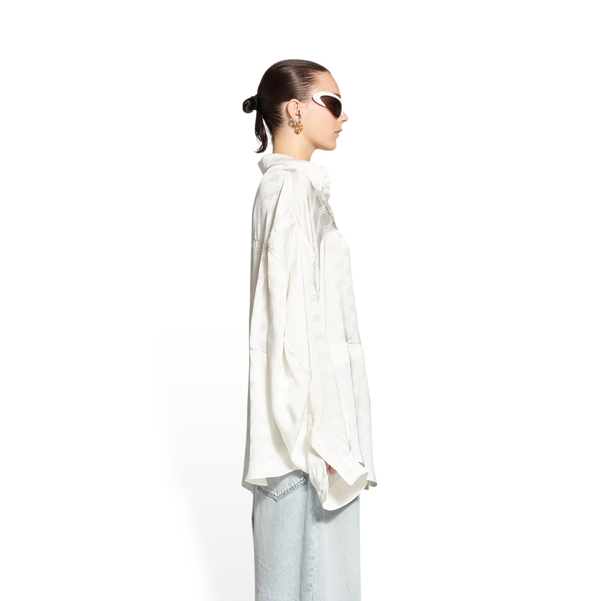 Women's Twisted Sleeve Shirt - Off-White