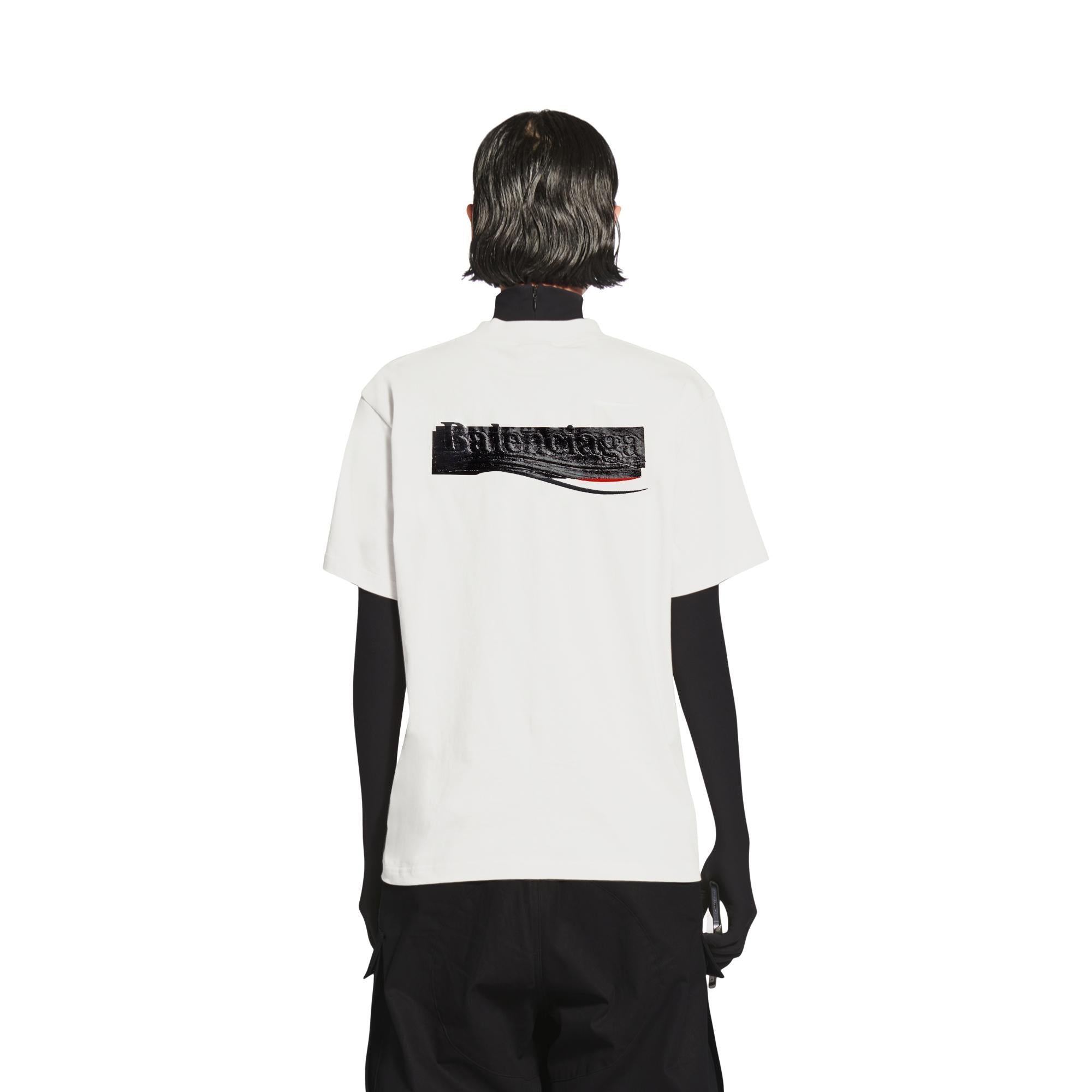 Women's Tubular T-Shirt - Ecru/Black/Red