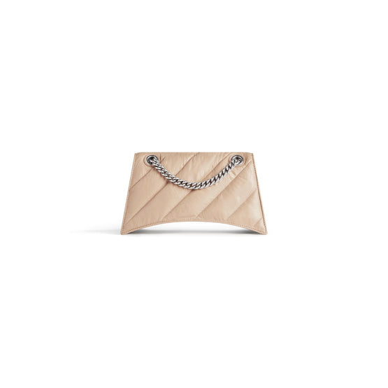 Women's S Crush Chain Bag - Warm Beige