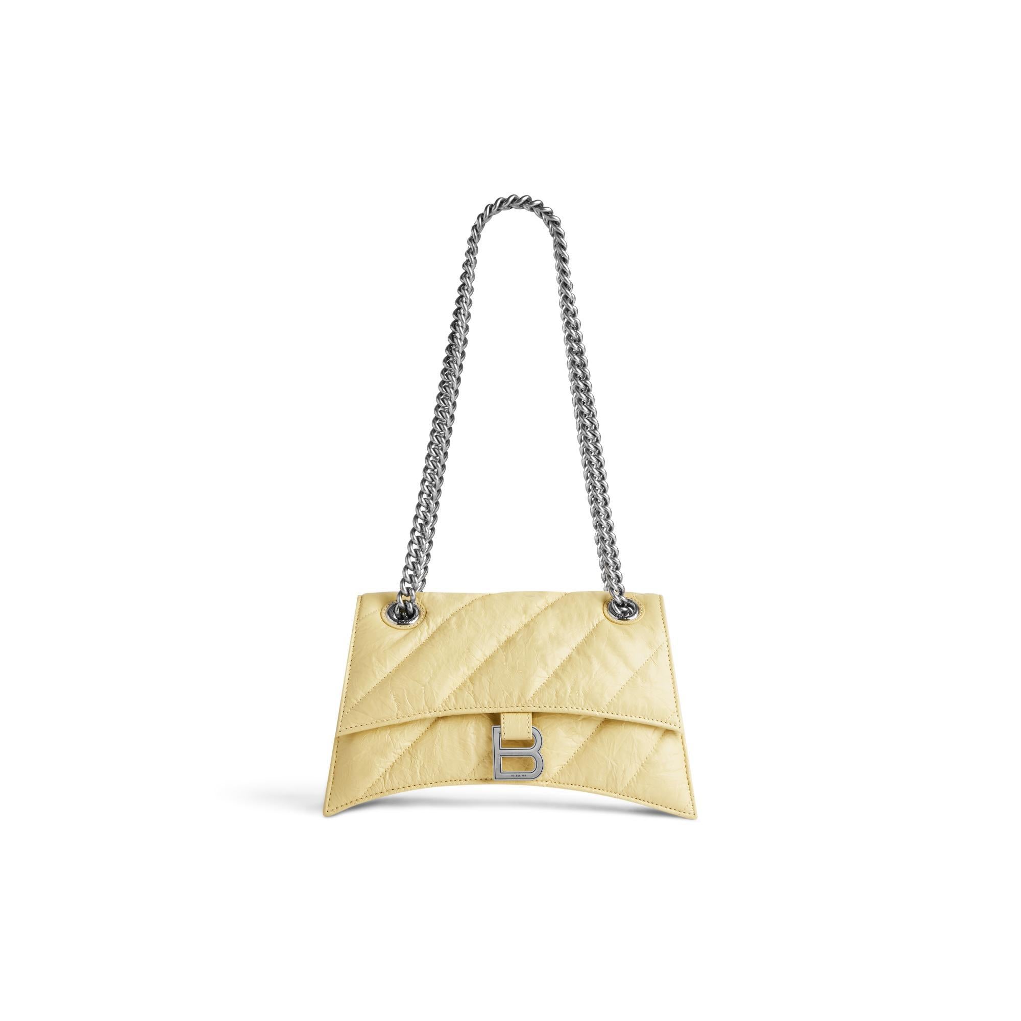 Women's S Crush Chain Bag - Butter Yellow