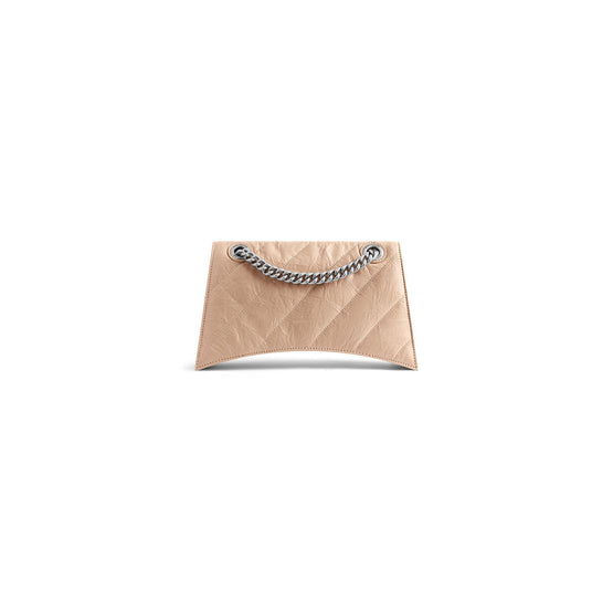 Women's S Crush Chain Bag - Nude