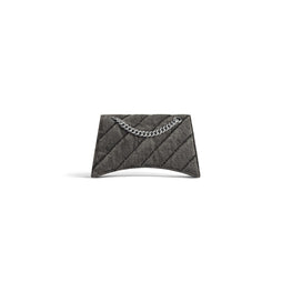 Women's S Crush Chain Bag - Charcoal Black