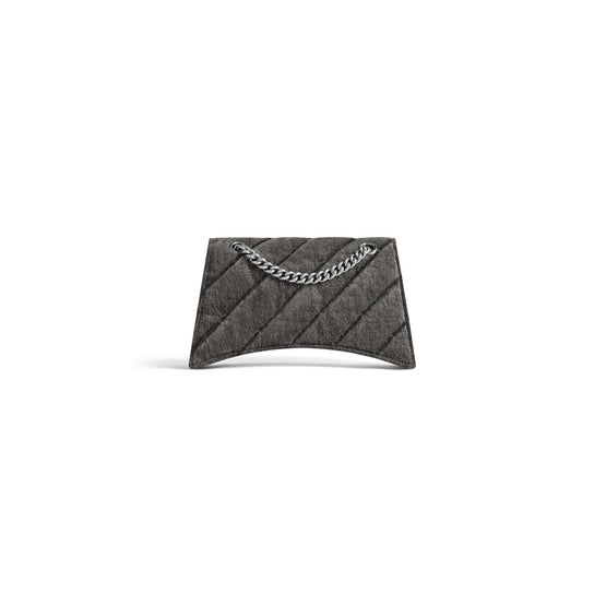 Women's S Crush Chain Bag - Charcoal Black