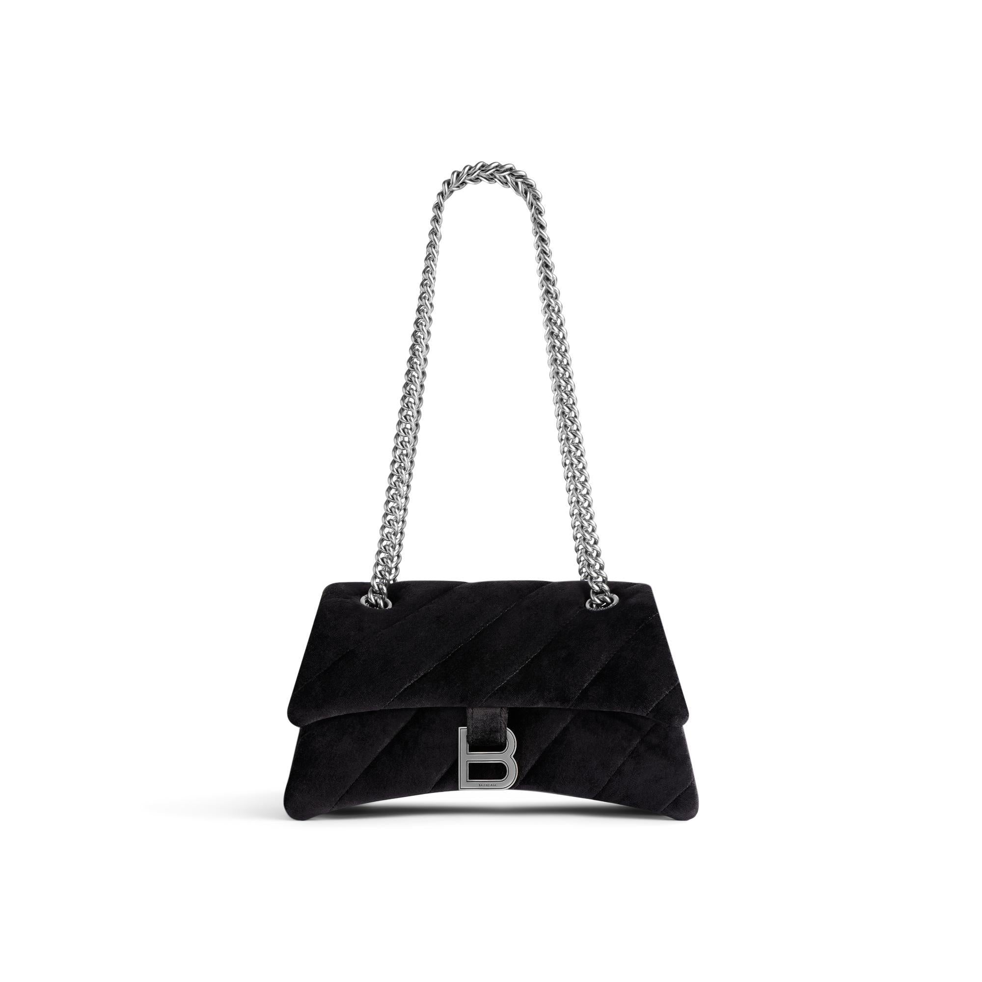 Women's S Crush Chain Bag - Black