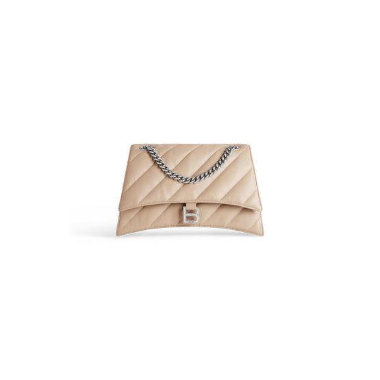 Women's M Crush Chain Bag - Warm Beige