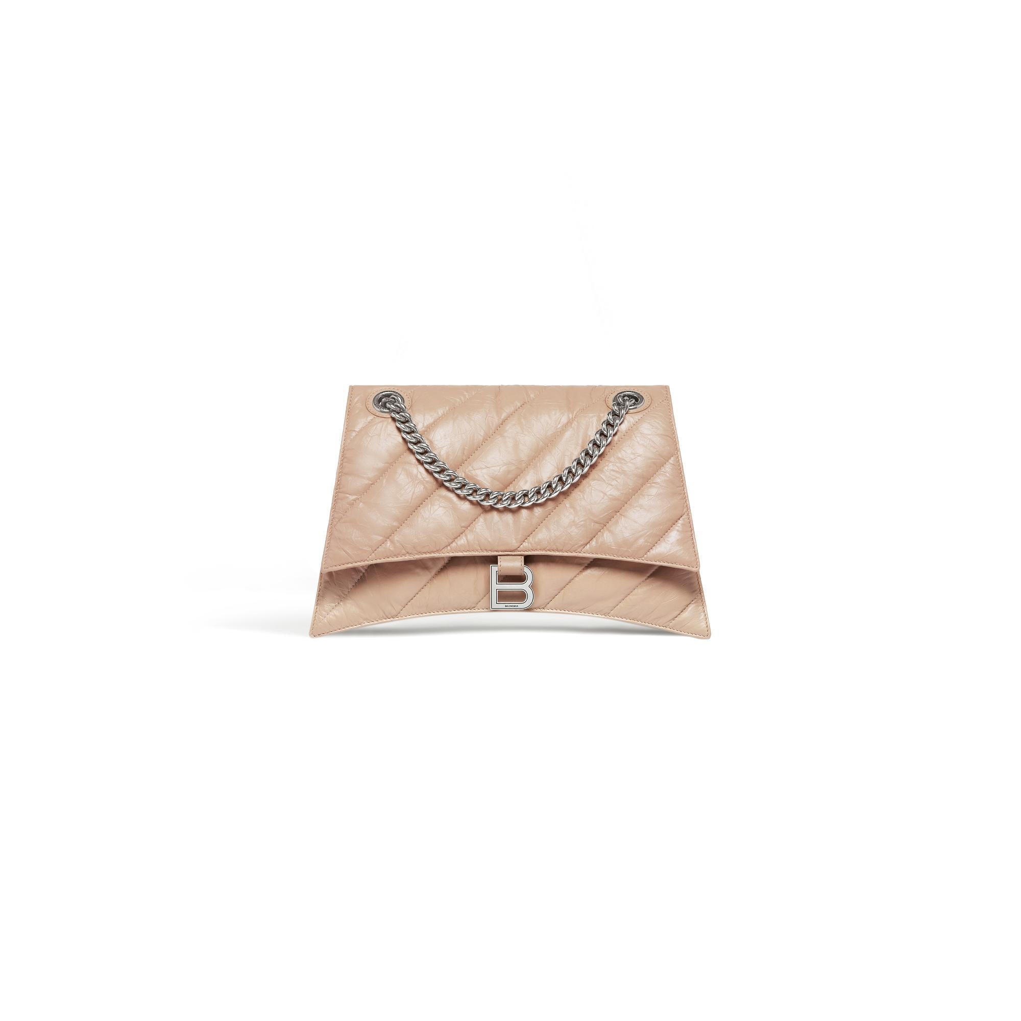 Women's M Crush Chain Bag - Nude